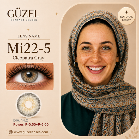 Cleopatra Gray contact lens | عدسة Cleopatra Gray