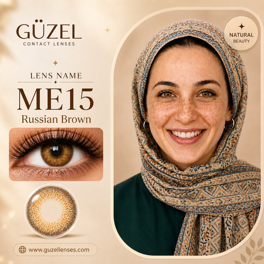 Russian Brown contact lens | عدسة Russian Brown