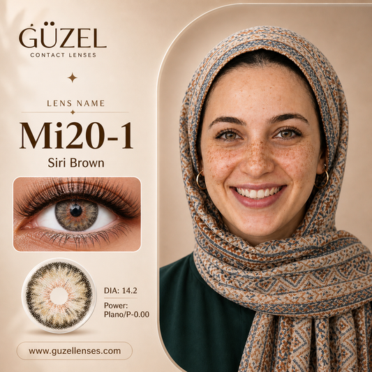 Siri Brown contact lens | عدسة Siri Brown