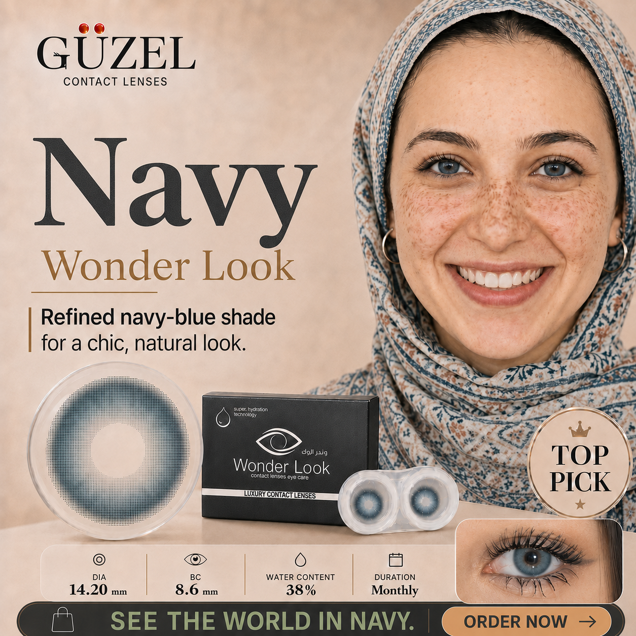 Navy - Wonder Look - Monthly